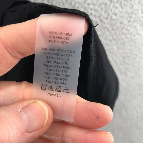 Vince Camuto Top Womens Extra Small Black Cutout Mock Neck Sleeveless Tunic Knit - Picture 5 of 9